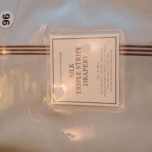Restoration Hardware, new in package silk taffeta drapery panel.